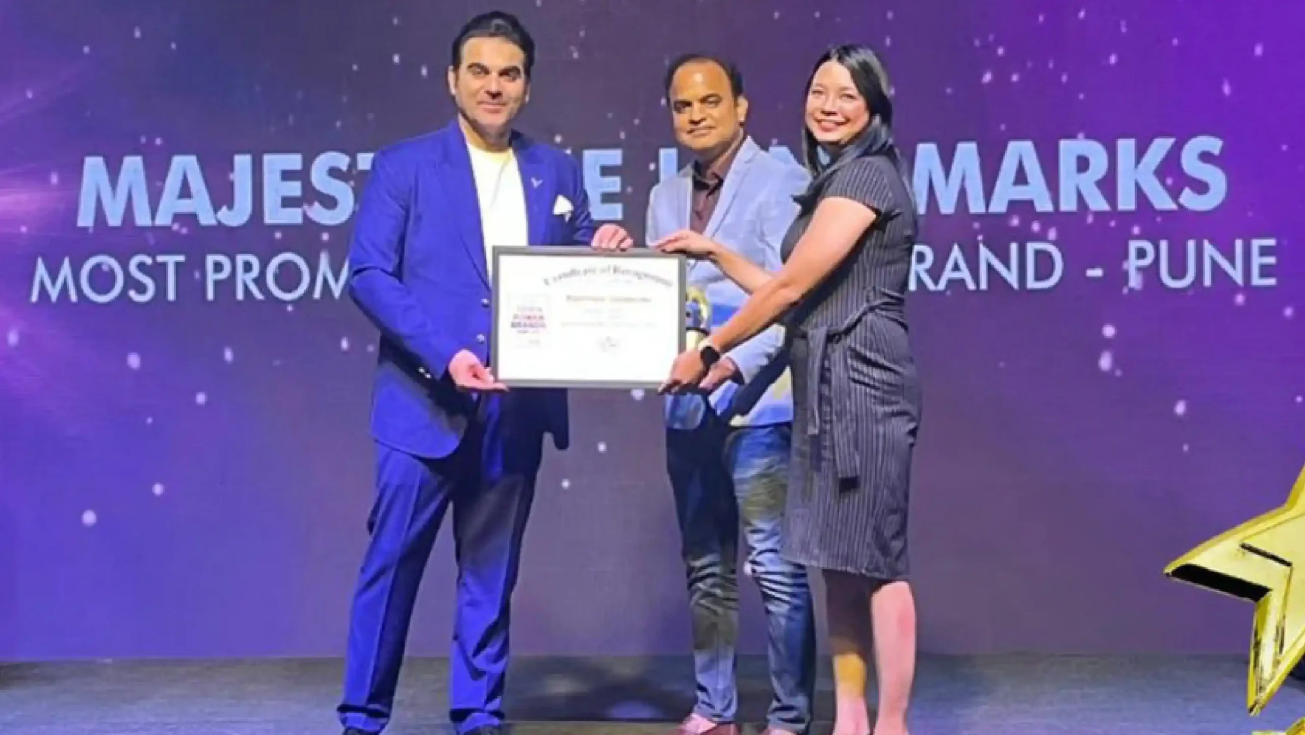 Majestique Landmarks Awards and Recognition Issues