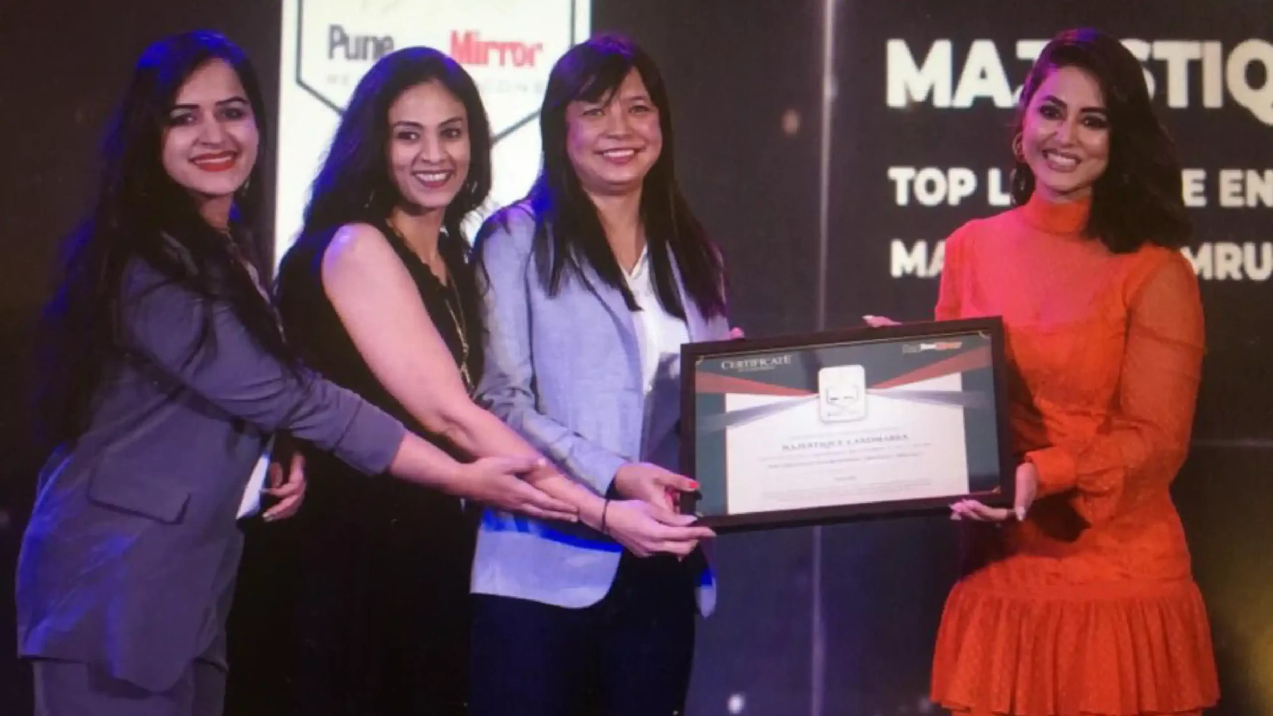 Majestique Landmarks Awards and Recognition Issues