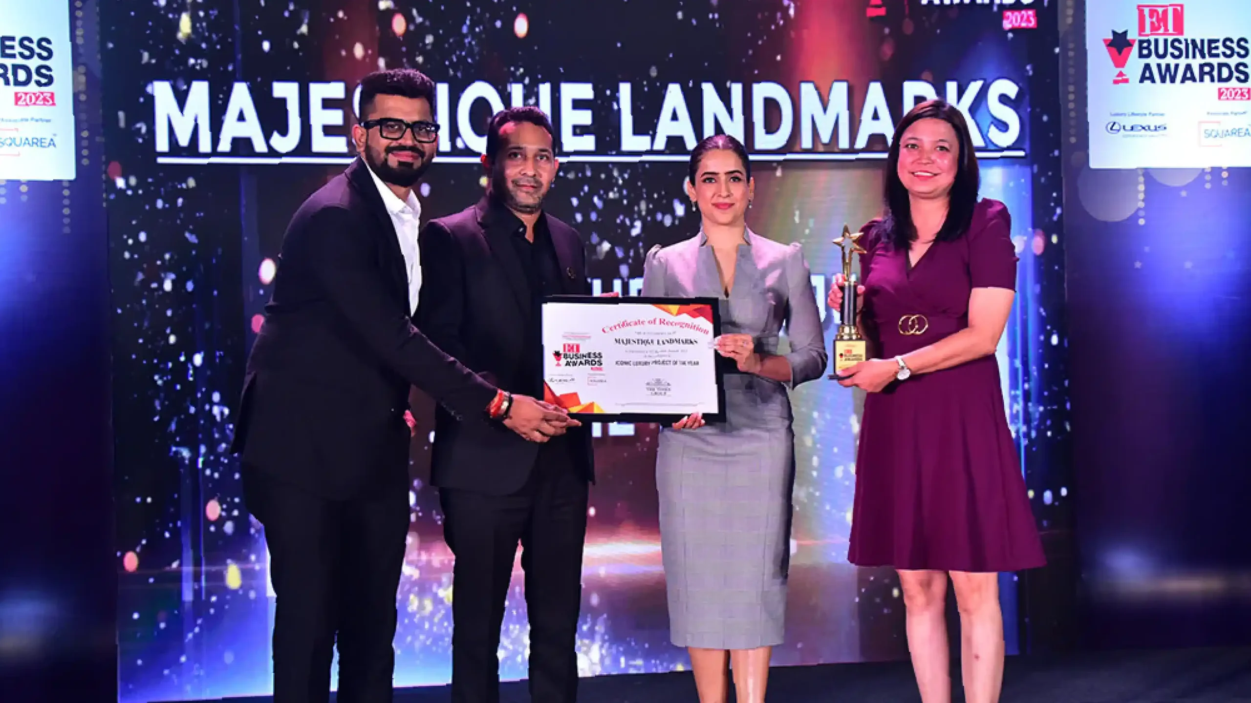 Majestique Landmarks Awards and Recognition Issues