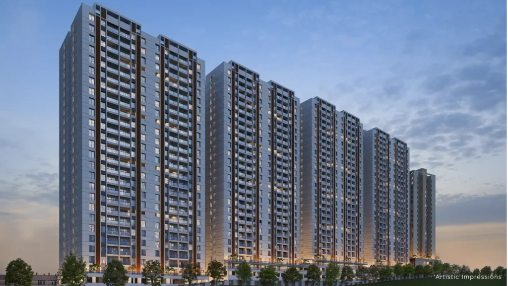 Majestique Towers East image of elevation